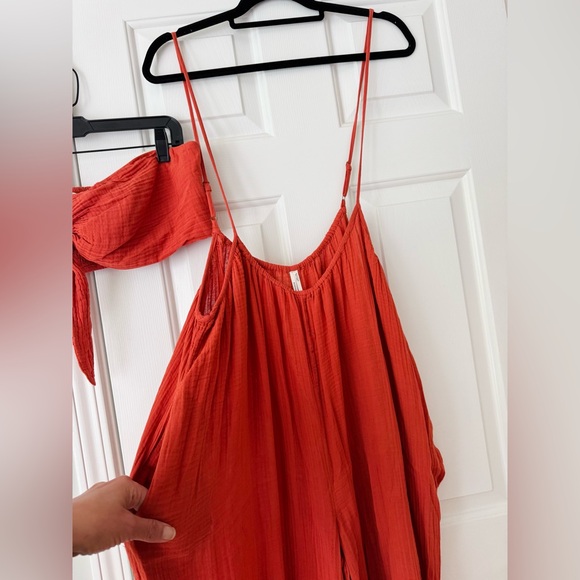 Anthropologie The Wrenley Bandeau & Suspender Wide-Leg Pants Set, Size XL - Picture 6 of 13